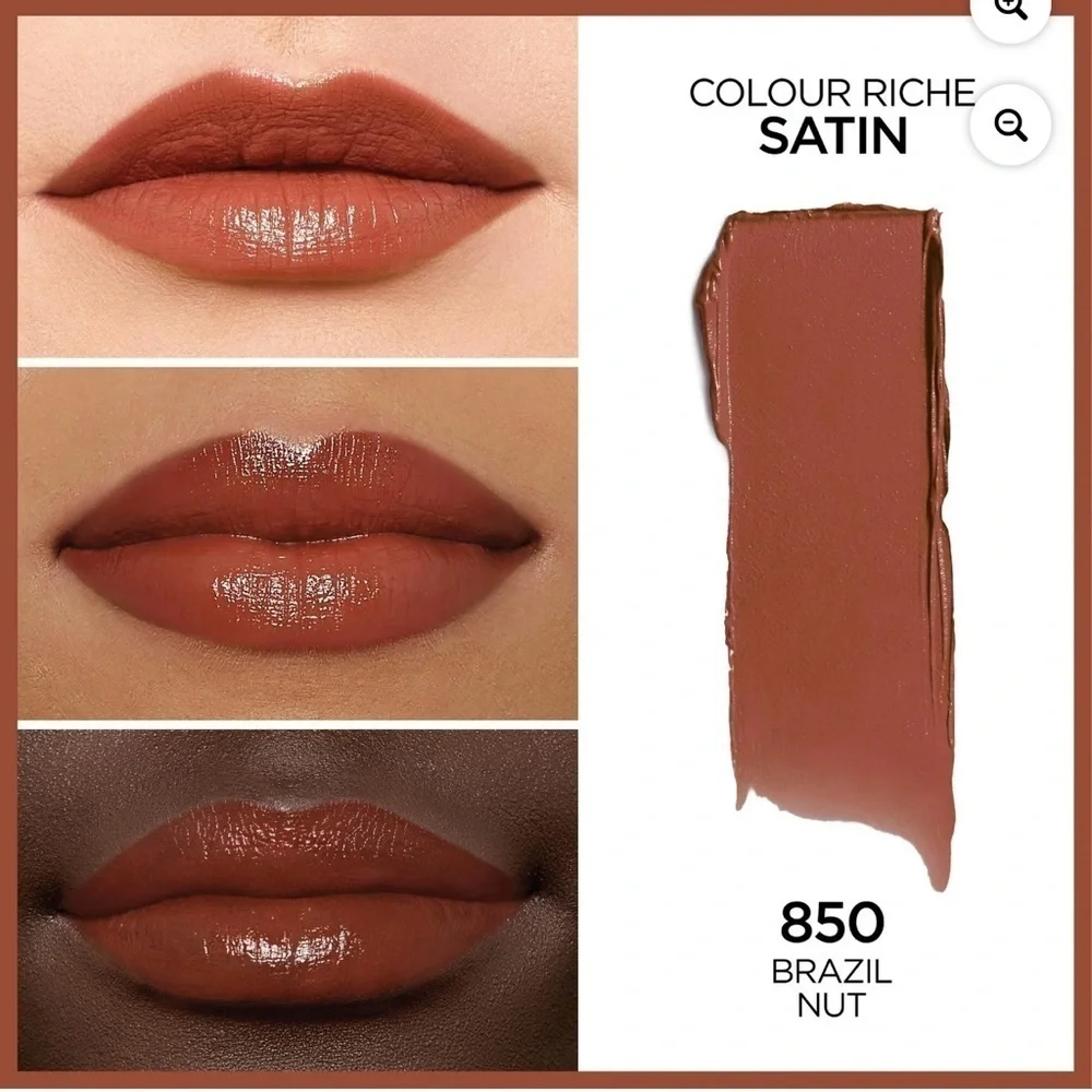 L'Oreal Paris Colour Riche Original Satin Lipstick for Moisturized Lips